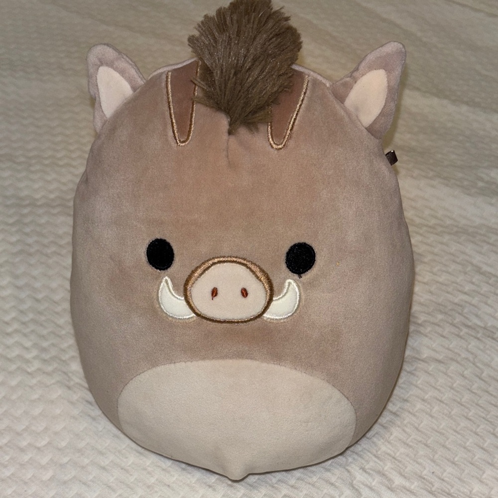 Squishmallows Tan and Brown Stuffed Animal